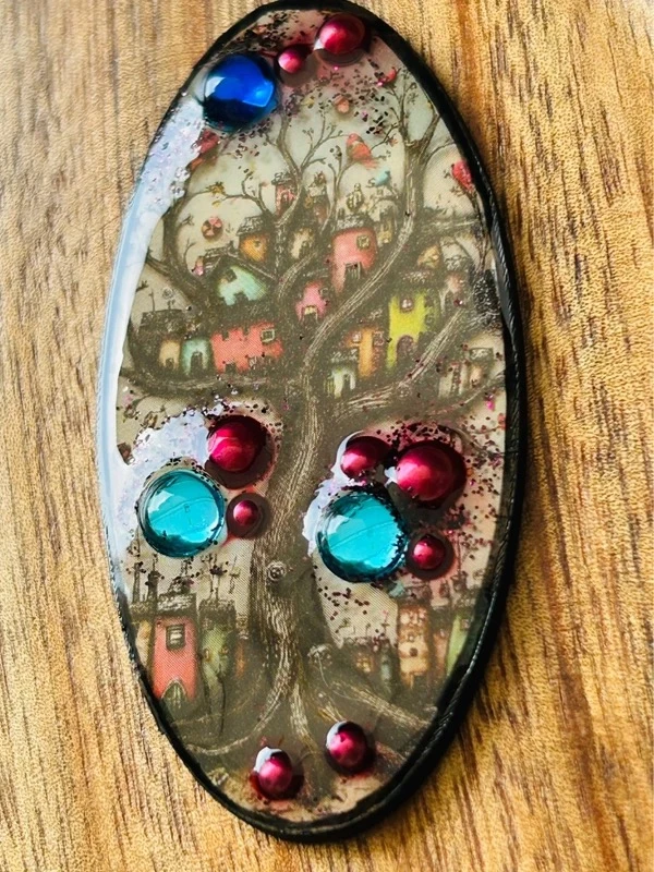 Cabochão ovalado Árvore da vida – photo 2